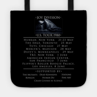 Joy Division U.S. Tour 1980 Tote