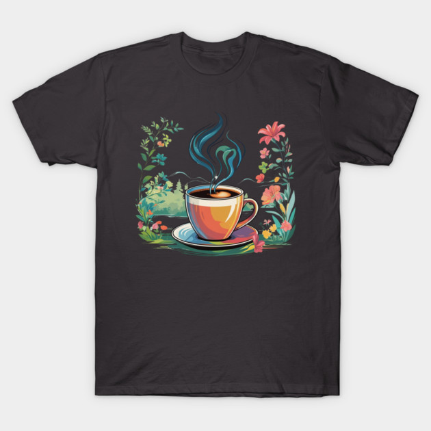 Caffeine & Calm T-Shirt by SR8891