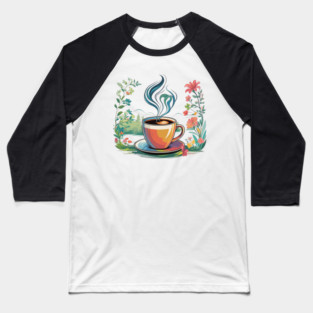 Caffeine & Calm Baseball T-Shirt