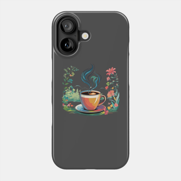 Caffeine & Calm Phone Case by SR8891