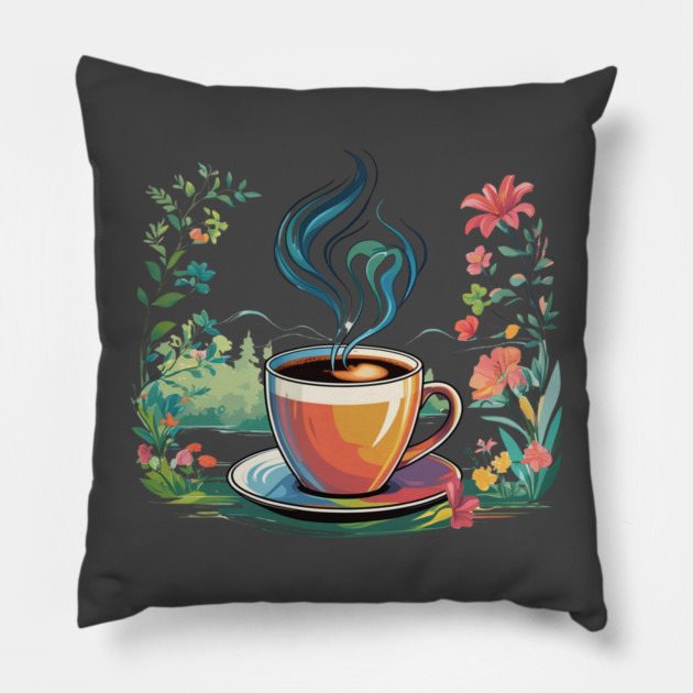Caffeine & Calm Pillow by SR8891