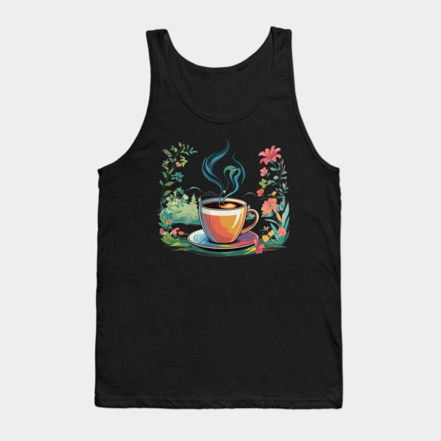 Caffeine & Calm Tank Top by SR8891