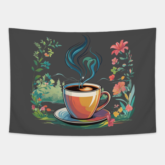 Caffeine & Calm Tapestry by SR8891
