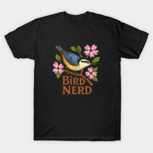 Bird Nerd nuthatch T-Shirt