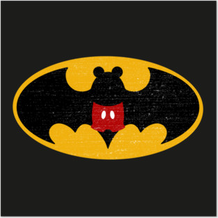 bat mickey Posters and Art