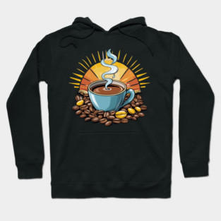 Coffee Theme Brewtiful Mornings Hoodie