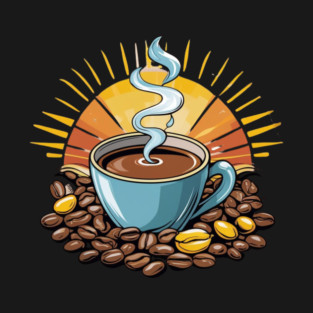 Coffee Theme Brewtiful Mornings T-Shirt