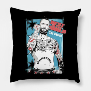 CM Punk vintage Pillow