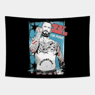 CM Punk vintage Tapestry