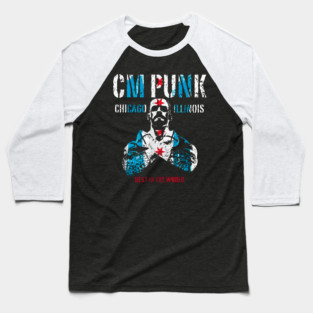 CM Punk retro Baseball T-Shirt