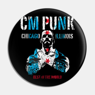 CM Punk retro Pin