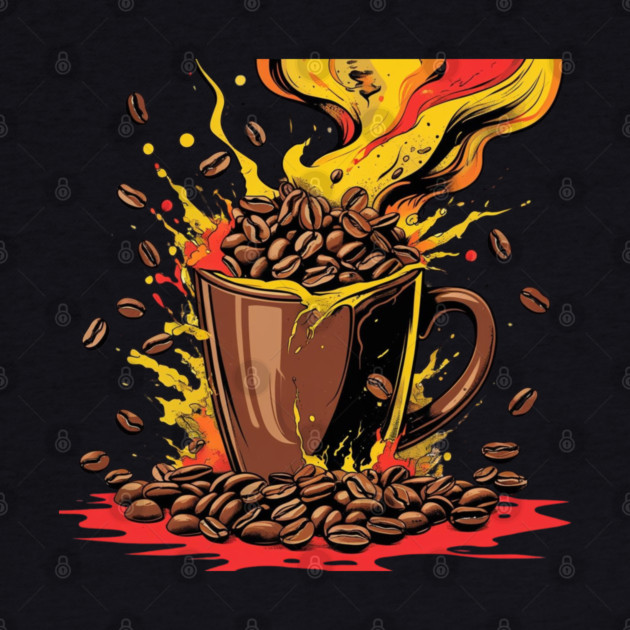 Coffee Theme Fueled Coffee Chaos by SR8891