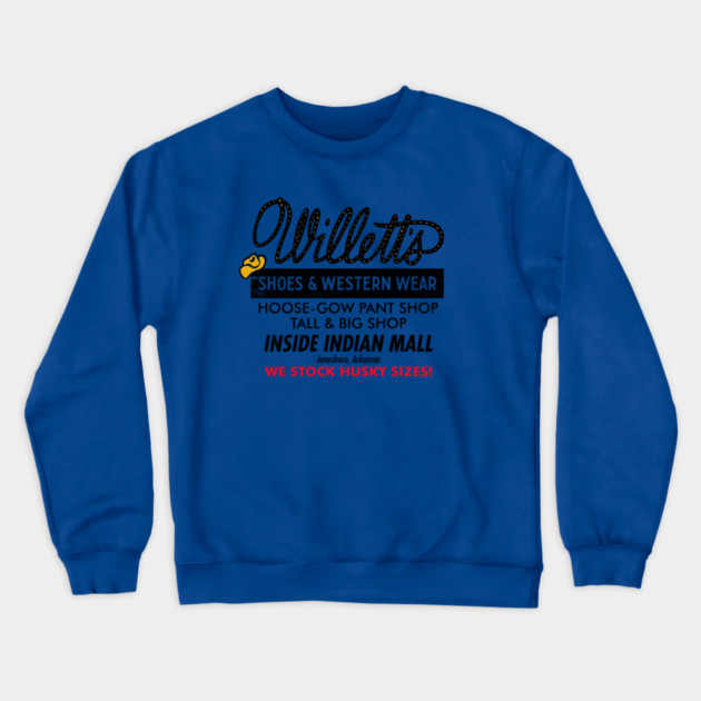 Willett's Shoes & Western Wear Crewneck Sweatshirt by rt-shirts