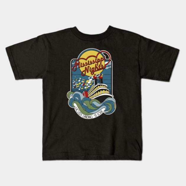 Mississippi Nights Kids T-Shirt by Litehouse Tees