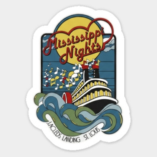 Mississippi Nights Sticker