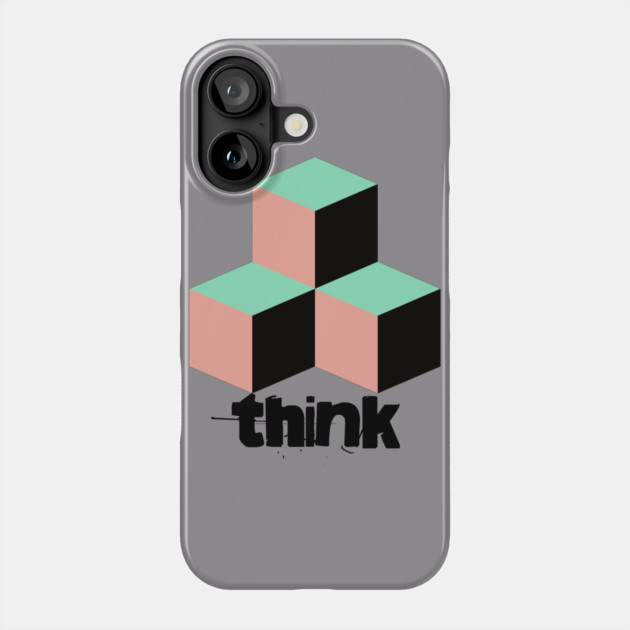 Think Outside the Box Phone Case by casualteesinc
