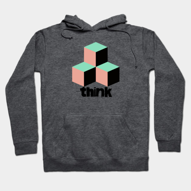 Think Outside the Box Hoodie by casualteesinc