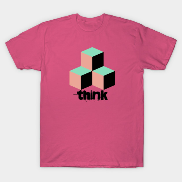 Think Outside the Box T-Shirt by casualteesinc