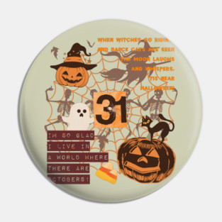 October 31st Pin