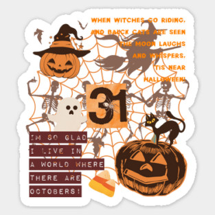 October 31st Sticker