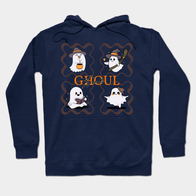 Ghoul Friends Hoodie by casualteesinc