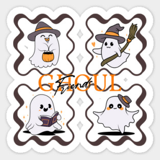 Ghoul Friends Sticker