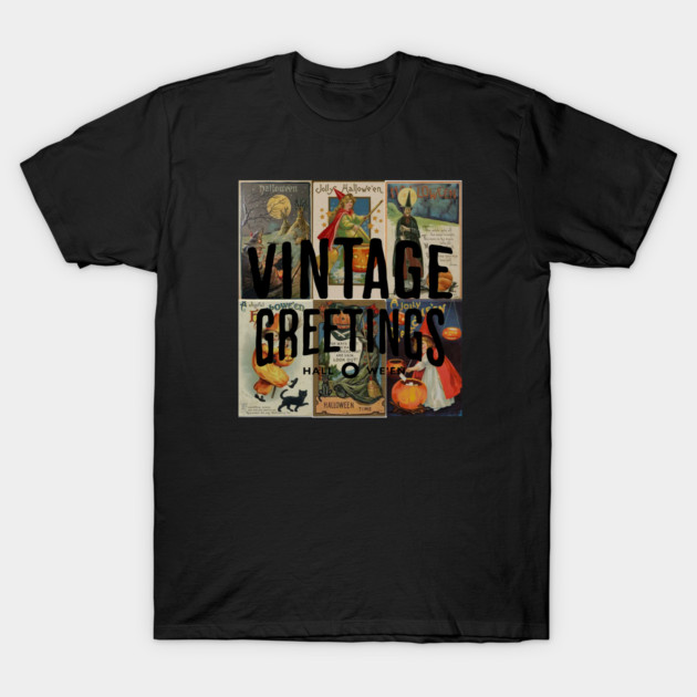 Vintage Greetings T-Shirt by casualteesinc