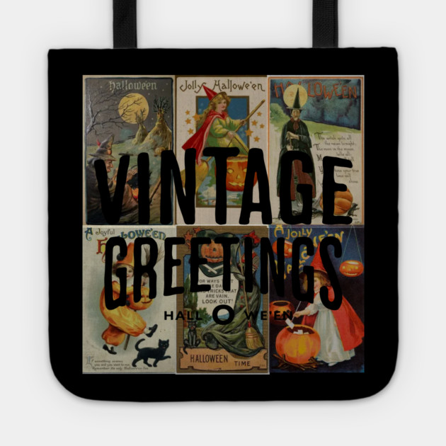 Vintage Greetings Tote by casualteesinc