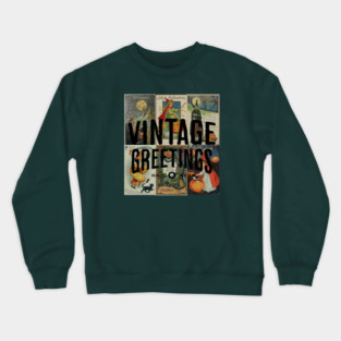 Vintage Greetings Crewneck Sweatshirt