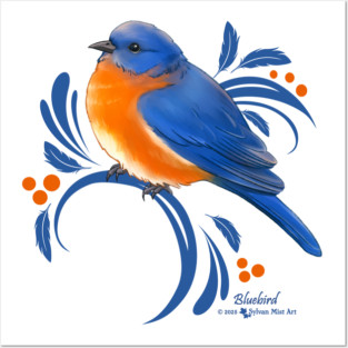 Bluebird Posters and Art