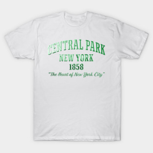 Central Park, New York Chrome Effect T-Shirt