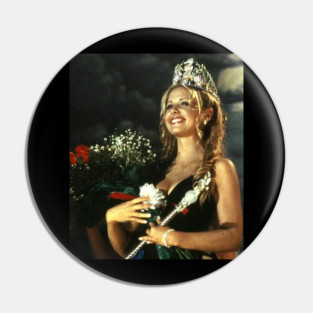 Helen Shivers Croaker Queen Vintage T Shirt Pin