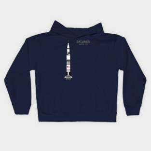 NASA Apollo Saturn V Rocket Kids Hoodie