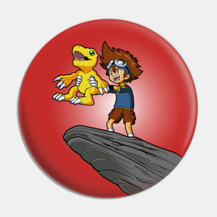 The Digi King of Courage Pin