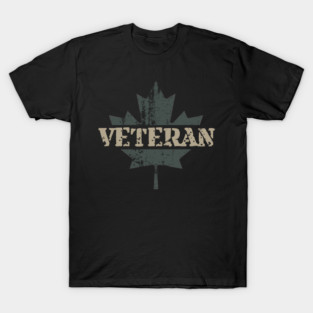 Canadian Military Veteran T-Shirt