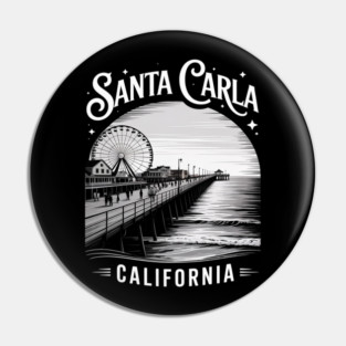 Santa Carla California Vampire Murder Capital Of The World Pin