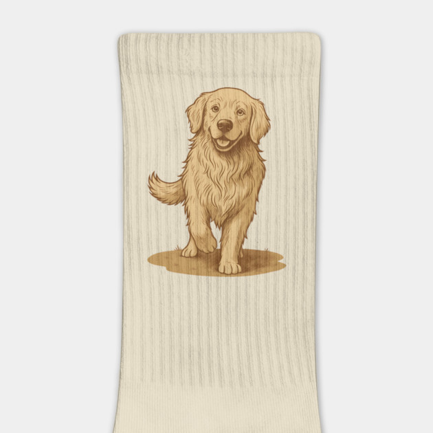 Golden Retriever – Vintage Style Dog Art for Animal Lovers by DonWillisJrArt