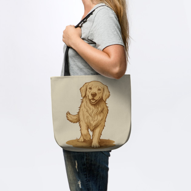 Golden Retriever – Vintage Style Dog Art for Animal Lovers by DonWillisJrArt