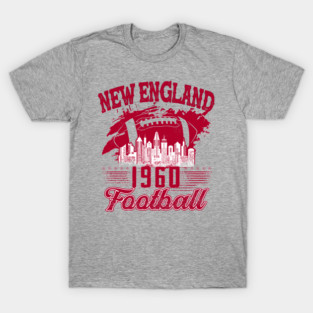Vintage 1960 New England Football, Sunday New England Football Game Day T-Shirt