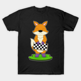 Fox Chess Chessboard Board game T-Shirt