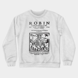 Robin Goodfellow - folk horror Halloween Crewneck Sweatshirt