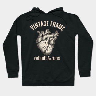 Vintage Heart Rebuilt & Runs – Funny Bypass Surgery Recovery Tee Hoodie