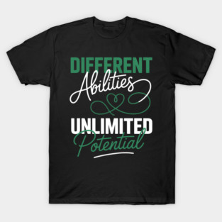 Different Abilities - Cerebral Palsy Awareness T-Shirt