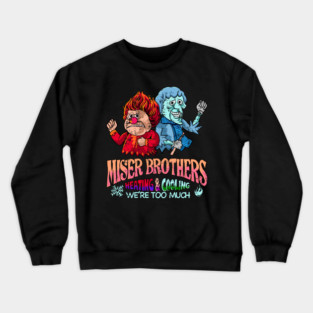 Miser Brothers Heating & Cooling Vintage Crewneck Sweatshirt