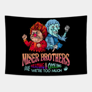 Miser Brothers Heating & Cooling Vintage Tapestry