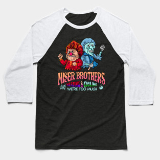 Miser Brothers Heating & Cooling Vintage Baseball T-Shirt