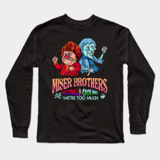 Miser Brothers Heating & Cooling Vintage Long Sleeve T-Shirt