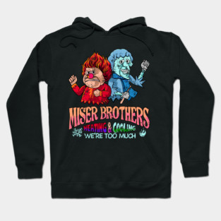 Miser Brothers Heating & Cooling Vintage Hoodie