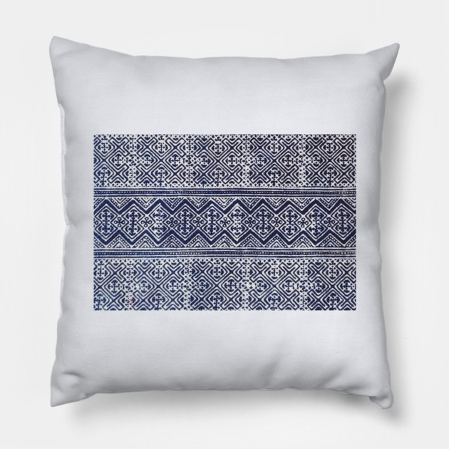 Khajua Indigo – Sacred Geometry of the Hmong Spirit Pillow by Pimcolle