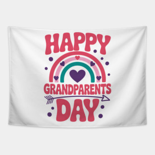 Happy Grandparents Day Funny Grandparents Day Tapestry